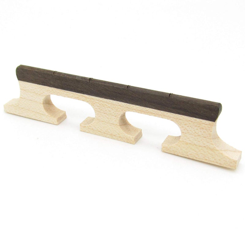 Swhmc 4 String Banjo Bridge New Banjo Parts Maple Ebony - Image 1